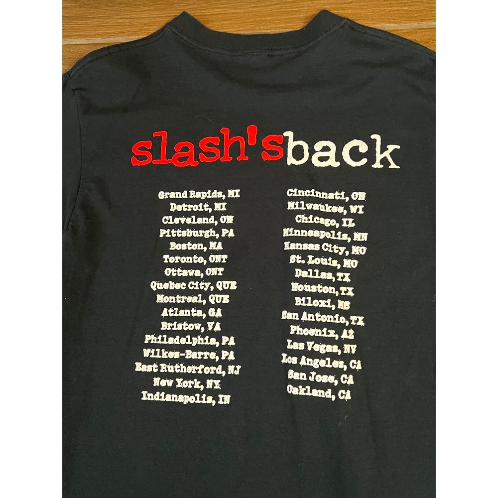 Vintage 2000 Slash's Snakepit Ain't Life Grand Tour T-Shirt Anvil Black Medium - Picture 6 of 6